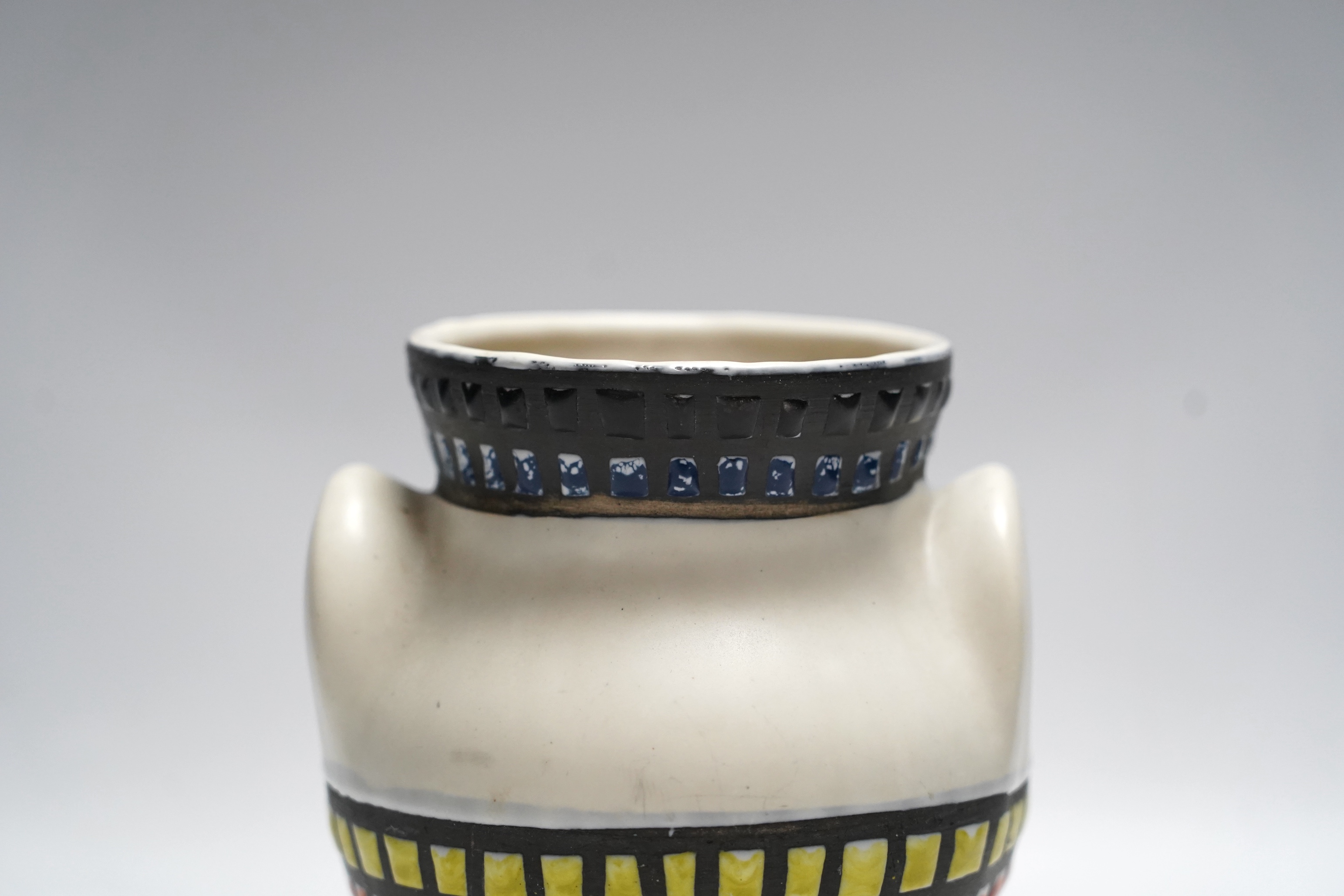 A Roger Capron (French, 1922-2006), a ceramic vase, signed to base ‘CAPRON FRANCE V2D’, 16cm